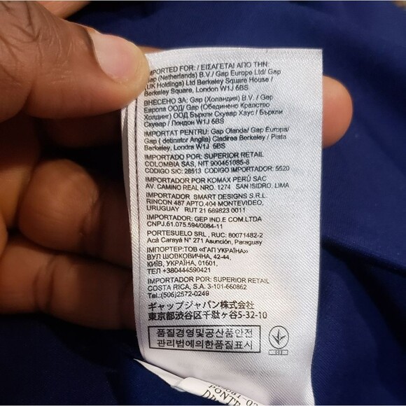 Vintage Gap Blue Box Pleated Dress Size 10 - Picture 10 of 10